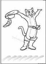 Coloring Shrek Pages Puss Magiccolorbook sketch template