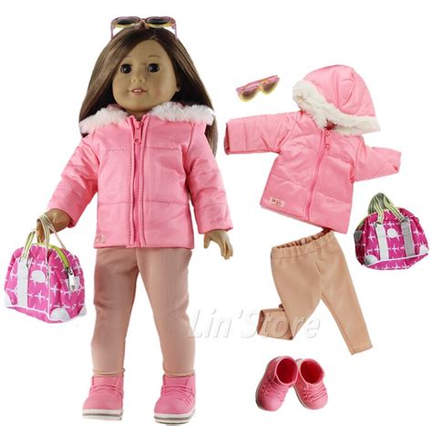 Fashion Doll Clothes Set Toy Clothing Outfit For 18 American Girl Doll