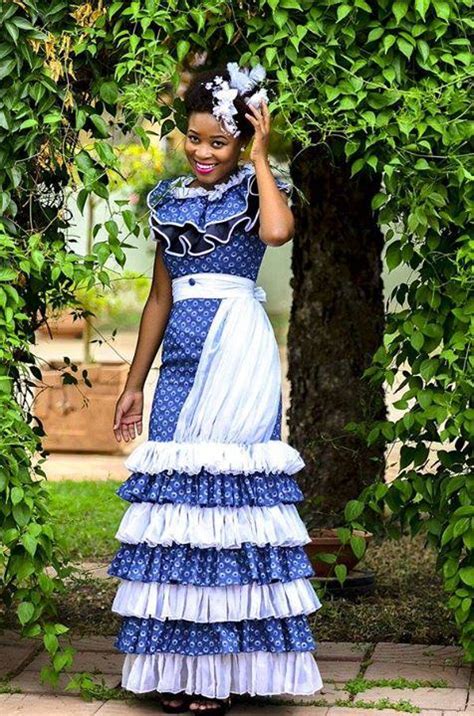 shweshwe weddings 2021 traditional dresses fashiong4