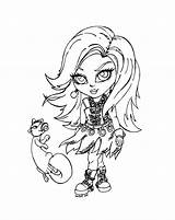 Baby Monster Coloring High Pages Character Printable Spectra Meowlody Jadedragonne sketch template