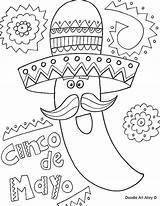 Coloring Mayo Cinco Pages Hispanic Spanish Printable Fiesta Printables Print Activity Color Heritage Kids Doodle Sheets Preschool Mexican Worksheets Crafts sketch template