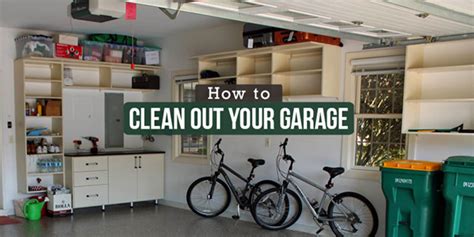 tips  clean  garage  easy  include tricks howto