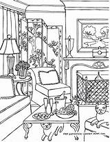 Colouring Dollhouse Colorir Fredgonsowskigardenhome Relaxing Getcolorings sketch template
