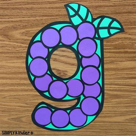 lowercase letter  alphabet craft simply kinder