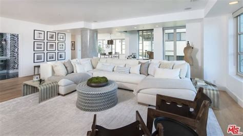 kendall jenners luxe los angeles apartment condo living room