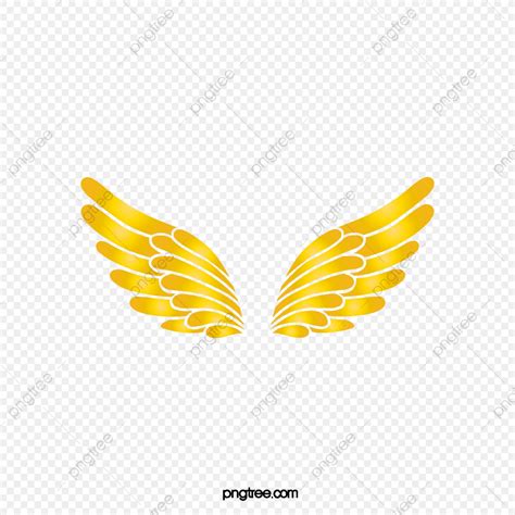 alas voladoras amarillas png dibujos alas doradas dorado vuelo png