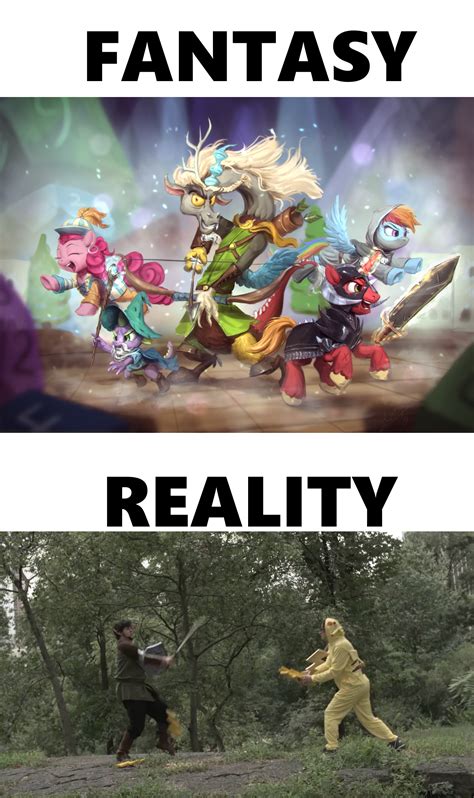 fantasy  reality expectation  reality   meme