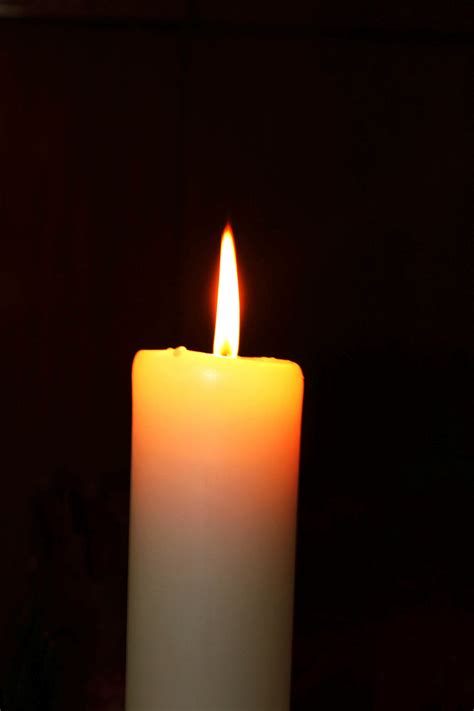 yellow candle  stock photo public domain pictures