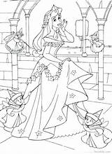 Coloring Pages Princess Disney Wedding Getcolorings Printable Getdrawings sketch template