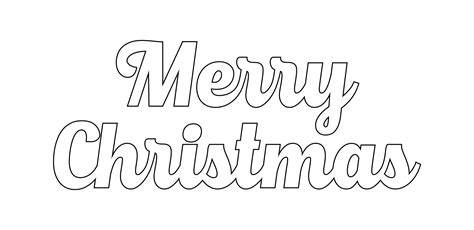 merry christmas stencil  printable  printable     xxx