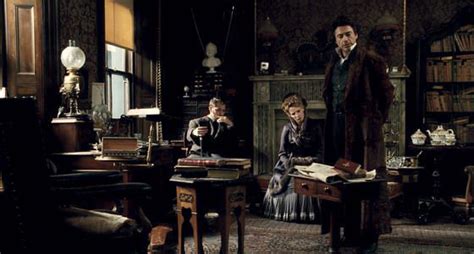 Luxury Interior Wallpapers Sherlock Holmes Movie Set Design