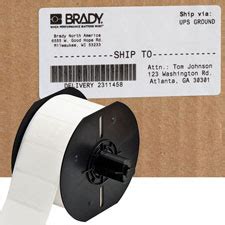 series paper labels brady bradyidcom