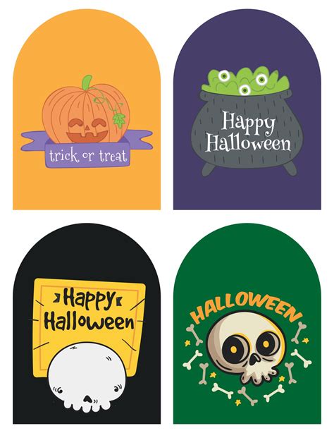 printable halloween gift tag template