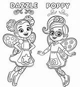 Cafe Coloring Butterbeans Poppy Pages Dazzle Butterbean Coloringpagesfortoddlers Color Disney Printable Drawing Nick Jr Experts Recommended Nickelodeon Fairy sketch template