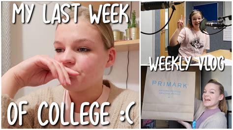 my last ever week of college lush leah youtube