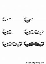 Mustache Iheartcraftythings sketch template