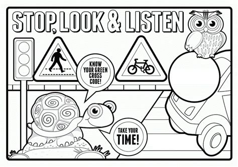safety signs coloring pages  parents  teach coloring pages