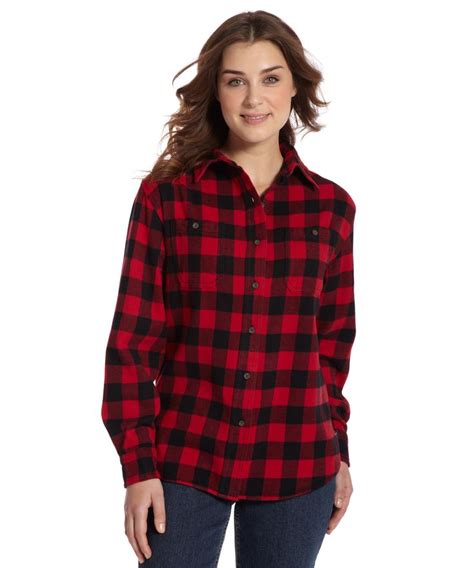 Women S Buffalo Check Flannel Shirt By Woolrich® The Original Outdoor