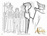 Aladdin Coloring Printable Pages Captured sketch template