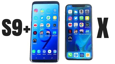 Iphone X Vs Samsung Galaxy S9 Plus Mobile Phones Review