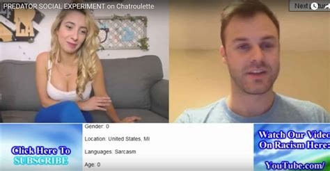 Watch A Predator Experiment On Chatroulette And See Their