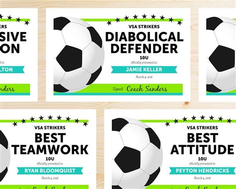 printable soccer certificates printable world holiday