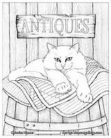 Coloring Pages Cat Adult Books Cats Printable Jason Adults sketch template