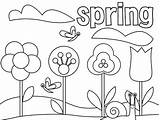 Coloring Pages April Spring Colouring First Time Print Printable Cute Sheets Springtime Childrens Color Kids Online Getcolorings Getdrawings Nations Flower sketch template