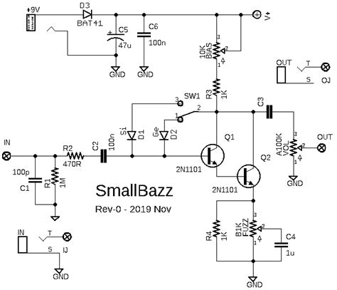 smallbazz germanium bazz fuss  diy effdub audio