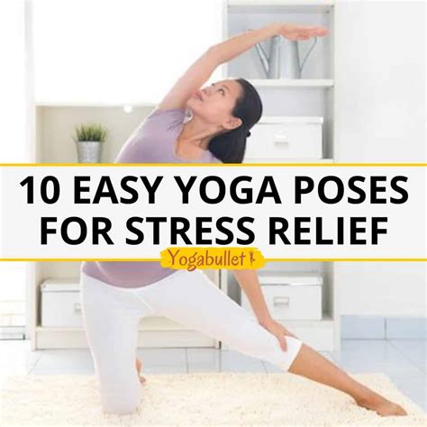 easy yoga poses  stress relief