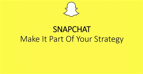 Why And How To Use Snapchat For Your Conferences And