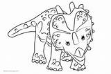 Coloring Pages Stephie Styracosaurus Dinosaur Train Kids Printable sketch template