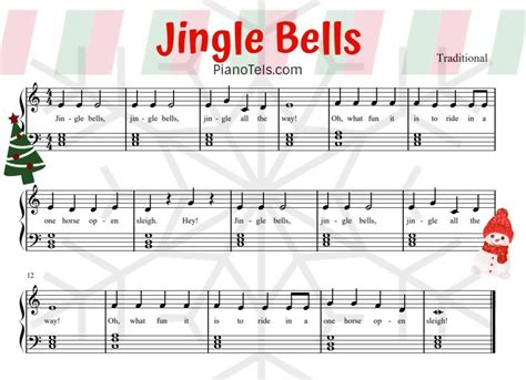 jingle bells piano notes jingle bells piano duet print sheet  hot