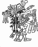 Ehecatl Aztecas Dioses Viento Aire Silfides Silfos Colorear Divinidad Asociada Azteca Vent Dieu Vientos Mexica Aztec Nading était Tablero Arte sketch template
