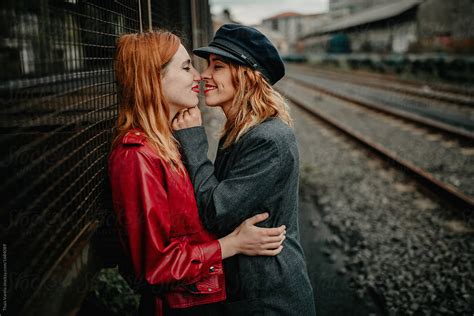 Beautiful Lesbian Couple Shoot On An Abandoned Railway By Thais Varela