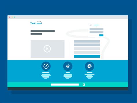 tasklasso web login gif  seth eckert  dribbble