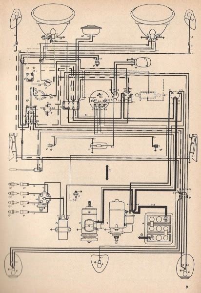 thesamba  type  wiring diagrams car wiring diagram