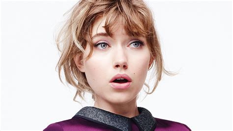 Blue Eyes French Imogen Poots Blonde Actress Wallpaper