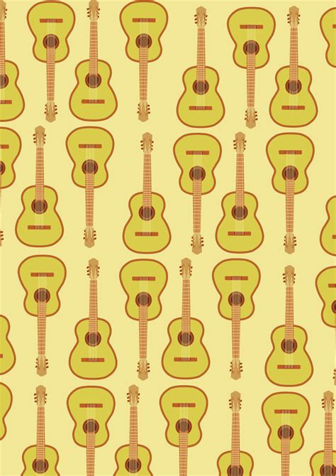 designer guitar pattern