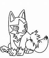 Coloring Pages Pokemon Poochyena sketch template