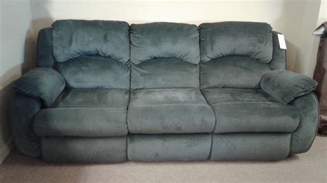blue reclining sofa delmarva furniture consignment
