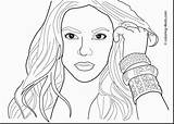 Coloring Pages Rihanna Printable Getcolorings Famous People sketch template