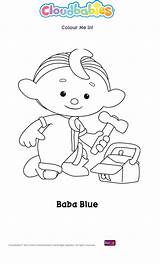 Coloring Babies Cloud Colouring Pages Blue Baby Baba Sheets Choose Board Book Uploaded User sketch template