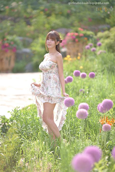 Xxx Nude Girls Heo Yun Mi Outdoors In A Strapless Dress