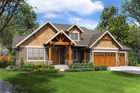 rugged craftsman house plan  upstairs game room