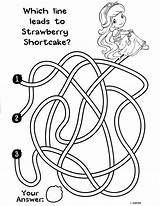 Strawberry Shortcake Coloring Pages Printables sketch template