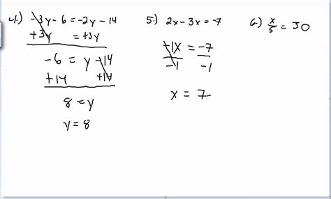 solving equations  distributive property  combining  terms