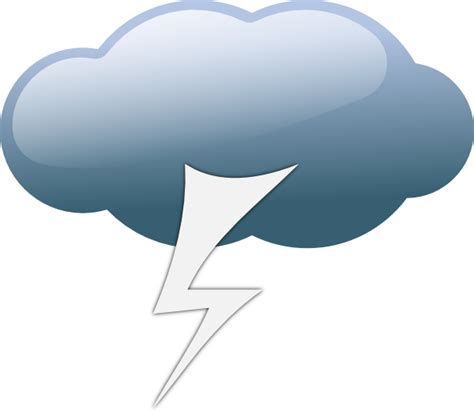 thunderstorm weather symbols clip art  clkercom vector clip art