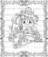 Coloring Besties Digi Tm Stamp Instant Letters Doll Featured Books Pages Mybestiesshop sketch template