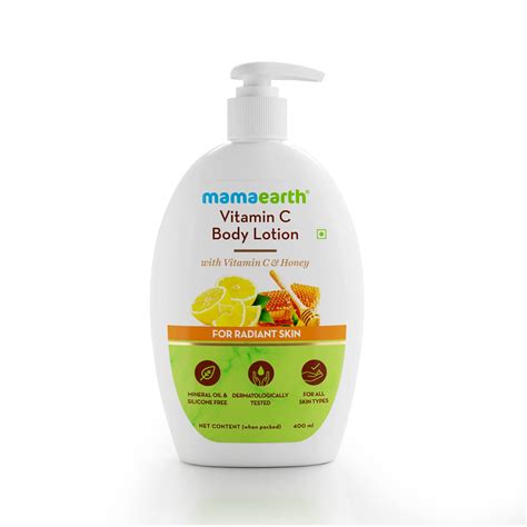 amazoncom mamaearth vitamin  body lotion  vitamin  honey  radiant skin  ml